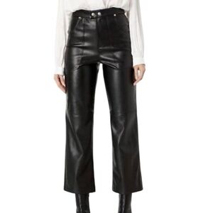 BLANKNYC Baxter Faux Leather Pants Black – Size 28 (NWT • High-Rise Leg)